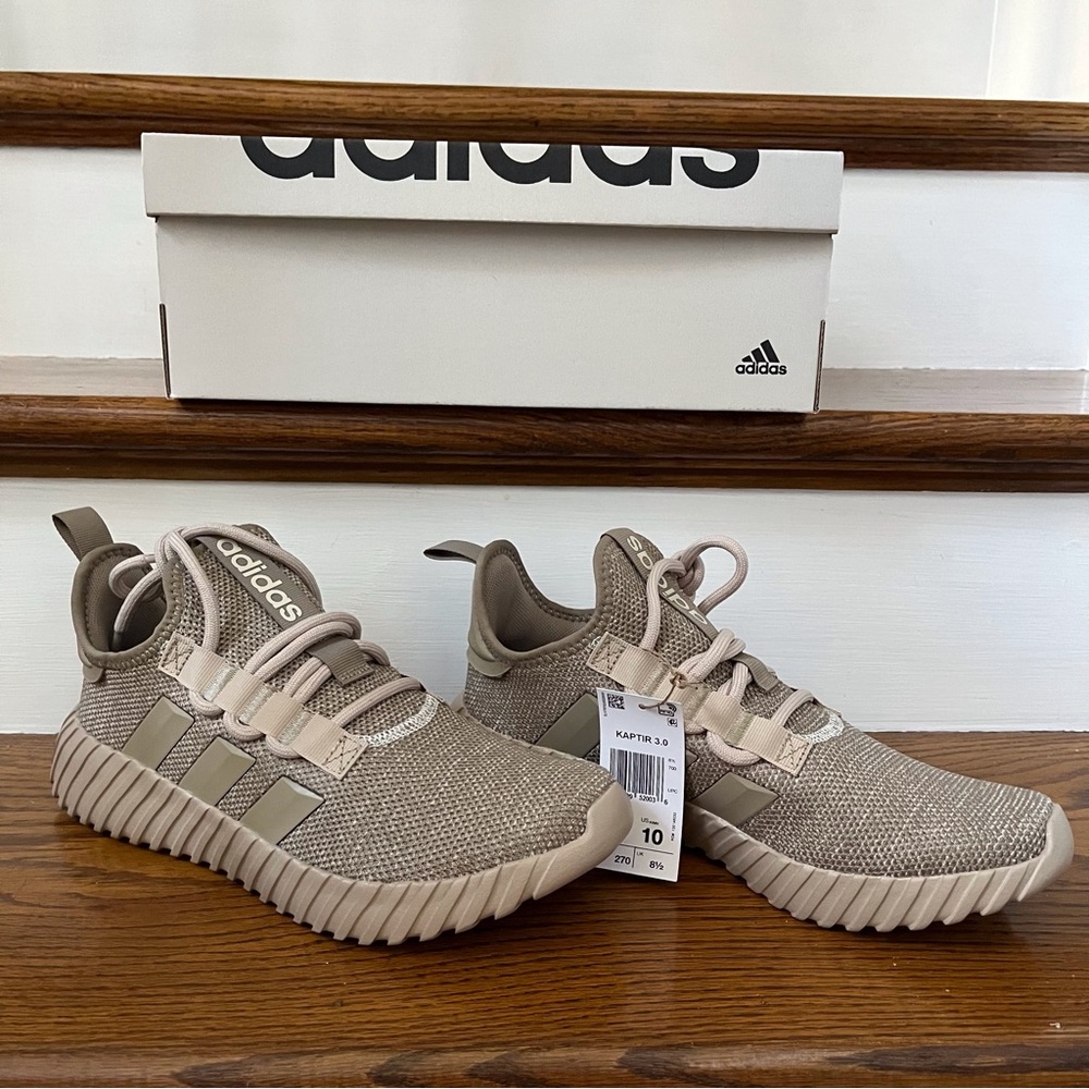 Adidas Men's Kaptir 3.0 Sneaker Size 9 Clay Brown Blanch Cargo Alumina